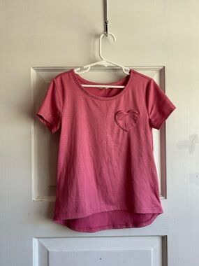 Be Kind Girls Pink sparkle T-Shirt size 8